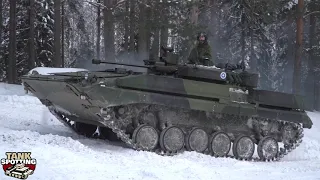 Finnish Armored Forces Winter Combat Exersice 2021 - Leopard 2s, BMP-2, CV90s, K9s In Action