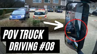 4K POV Truck Driving #08 - Mercedes Actros - Den Haag, Netherlands 🇳🇱