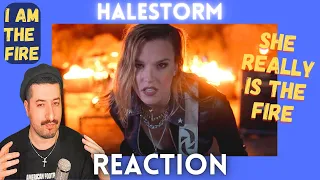 SHE REALLY IS THE FIRE - Halestorm - I Am The Fire Reaction