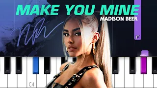 Madison Beer - Make You Mine(Piano tutorial)