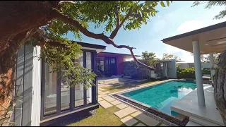 FPV fly-through Botanica Foresta Villa, Bang Tao, Phuket, Thailand