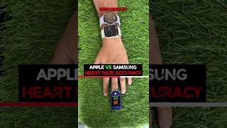 Apple Vs Samsung - Heart Rate Accuracy ⌚🔥 #shorts #wearholic #applewatchse2 #galaxywatch5