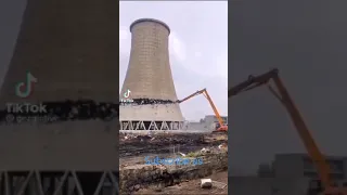 Demolition of Cooling tower