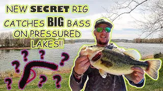 NEW SECRET RIG CATCHES BIG BASS ON PRESSURED LAKES!!