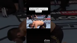 Saddest UFC Moment😔 Khabib Nurmagomedov last fight.