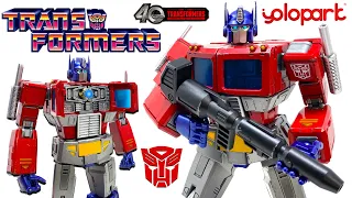 The ULTIMATE G1 OPTIMUS PRIME! Yolopark Transformers AMK PRO Series DIECAST Model Kit Review
