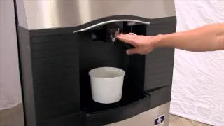 Manitowoc Half Size Cube Ice Machine - Indigo Series w/ Hotel Dispenser Video (IY-0455W_SFA-291)