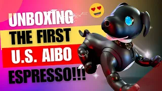 Unboxing the very First official U.S. aibo Espresso!!! Limited Edition!!