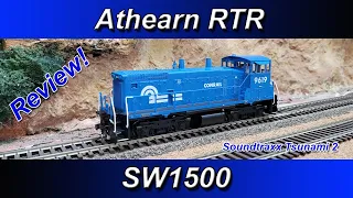 2023 REVIEW!  Athearn SW1500 with DCC Soundtraxx Tsunami 2!  PLUS ALL NEW FEATURES!