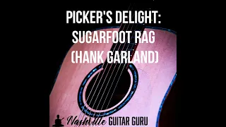 Sugarfoot Rag: guitar tutorial (country picking breakdown)