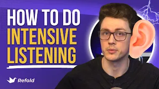 Can't understand without subtitles? Do this! - Intensive listening tutorial