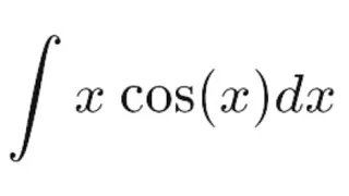 integral of x cos x | #shorts #maths #youtubeshorts #integral