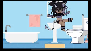 Kori has explosive diarrhea on a sink, toilet, bathtub and the floor