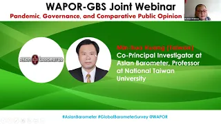 WAPOR-GBS Joint Webinar: Pandemic, Governance, and Comparative Public Opinion Research