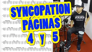 SYNCOPATION PAGINAS 4 Y 5 APRENDE A LEER PARTITURAS