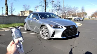 2022 Lexus IS300: Start Up, Test Drive, Walkaround, POV and Review