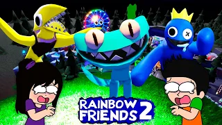 NOS ESCONDEMOS EN RAINBOW FRIENDS CAPITULO 2 😱😨| NADIE ESCAPA DE LOS RAINBOW FRIENDS 2 💀🌈|JONDRES GC