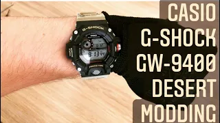Casio G-Shock GW-9400-1ER conversion Desert Camo Rangeman (Strap & Bezel)