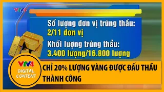 Chỉ 20% lượng vàng được đấu thầu thành công | VTV4