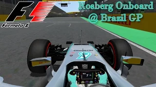 F1 2016 Nico Rosberg Onboard @ Brazilian Grand Prix (rFactor)