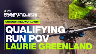 Laurie Greenland Qualifying Run - Loudenvielle | UCI Mountain Bike World Series