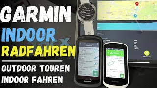 Garmin Training - Eine Outdoor Strecke virtuell trainieren deutsch