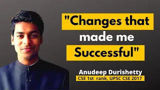 “A little changes in my preparation made me AIR1” – Anudeep Durishetty | UPSC Topper 2017