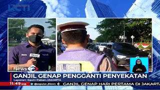 Hari Pertama Penerapan Ganjil Genap, Jalan Sudirman-Thamrin Terpantau Ramai Lancar #SIS 12/08