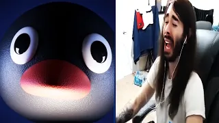 Penguinz0 Laughing hysterically at Noot noot EXPLODING