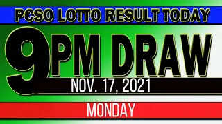 LOTTO RESULT TODAY 9PM DRAW – NOVEMBER 17, 2021 | 2D | 3D | 4D | 6/45 | 6/55