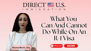 What You Can And Cannot Do While On An R1 Visa