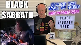 Drum Teacher Reacts: BILL WARD | Black Sabbath - "Behind the Wall of Sleep" - Live in Paris 1970