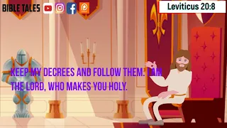 Leviticus 20:8 Bible Animated verse 21 March 2021