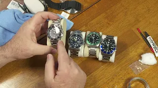 Bracelet Exchange Day with the Duro, Super Illuminator and Solar Powered Diver Style Watches