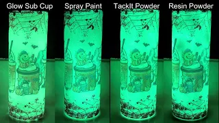 Four Different Ways to Get a Glow in the Dark Tumbler