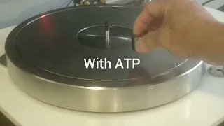 Lenco platter damping with Aluminum Top-Platter (ATP)