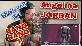 METALHEAD REACTS| 9 YEAR OLD ANGELINA JORDAN SINGS - BANG BANG -  (GOT TALENT GLOBAL)