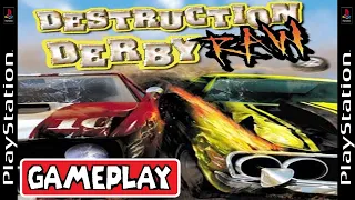 Destruction Derby Raw * GAMEPLAY [PS1]