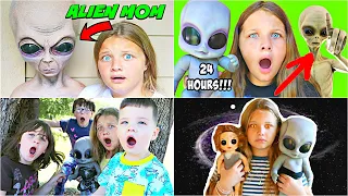 ALIEN BABY the MOVIE! 👽 ALIEN MOM & BABY ALIEN ARE BACK! Alien Baby REWIND