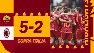 FINALE!!! 💛❤️ | ROMA 5-2 MILAN | Women's Coppa Italia highlights
