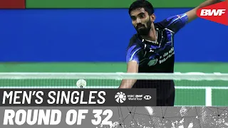 YONEX SUNRISE India Open 2024 | Kidambi Srikanth (IND) vs. Lee Cheuk Yiu (HKG) | R32