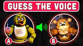 Guess The FNAF Movie Characters By Their Voice |  Five Nights At Freddy's Movie Quiz