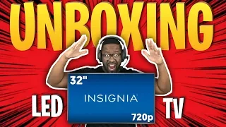 I Bought A Cheap TV for Gaming - Unboxing - Insignia 32” LED TV for $89.99 - Tech Unboxing Videos