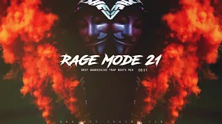 'RAGE MODE 21' Hard Rap Instrumentals | Aggressive Trap Beats Mix 2021  [1 Hour]