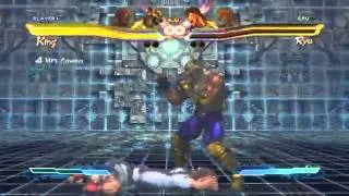 Street Fighter X Tekken King Super Art  & Cross Assault