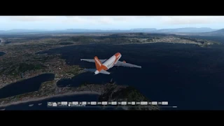 Stunning Approach and Landing into Naples, Italy (LIRN)