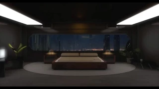 Star Wars Ambience Coruscant Apartment Background (White Noise, ASMR, Relaxation) One Hour