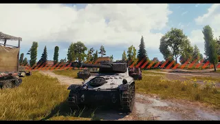 AMX 12t in spotting action on prohorovka with tier VIII / World of Tanks/