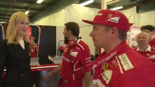 Kimi Raikkonen meets Nicole Kidman!