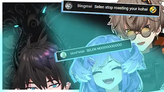 Selen already roasts her Kouhai on his Debut 🤣